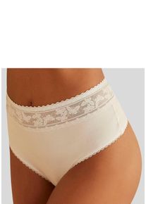 Nuance High-Waist-String weiß Gr. 32/34 für Damen. Figurbetont. Nachhaltig.
