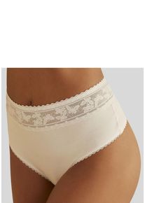 Nuance High-Waist-String weiß Gr. 32/34 für Damen. Figurbetont. Nachhaltig.