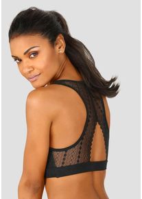 s.Oliver Bustier schwarz Gr. 32/34 für Damen. Mit Spitze. Ohne Bügel. Nachhaltig.