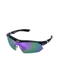 YEAZ Sport-Sonnenbrille schwarz/weiß/lila SUNRAY