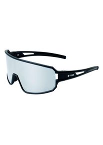 YEAZ Sport-Sonnenbrille Black/Silver Mirror SUNWAVE