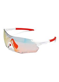 YEAZ Sport-Sonnenbrille weiß/rot SUNELATION