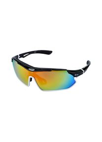 YEAZ Sport-Sonnenbrille schwarz/weiß/rot SUNRAY