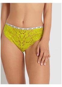 LSCN BY LASCANA Brasilslip grün Gr. 36/38 für Damen. Figurbetont