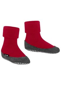 Falke Cosyshoe Basic Hüttenschuhe Kinder Freizeit (Gr 23-24 |rot)