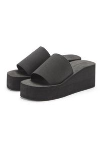 Venice Beach Set: Badepantolette schwarz Gr. 41 für Damen