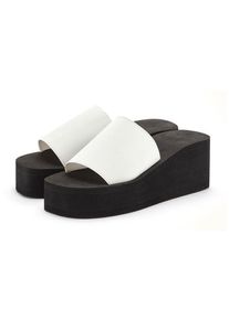 Venice Beach Set: Badepantolette weiß Gr. 39 für Damen