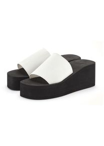 Venice Beach Set: Badepantolette weiß Gr. 40 für Damen