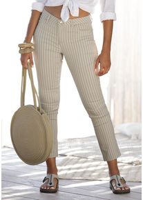 Lascana 7/8-Jeggings mehrfarbig Gr. 36 für Damen. Figurbetont. Nachhaltig.