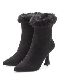 LASCANA Belle Affaire High-Heel-Stiefelette 'Ankleboots mit Reißverschluss,' schwarz Gr. 36 für Damen