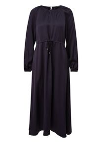 comma, COMMA Damen Maxikleid, lila, casual, Gr. 44, unifarben, Web, Obermaterial: 100% Viskose, Kleider, Langarm, mit Bindeband