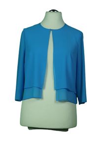 Damen Kurzblazer "HERMANN LANGE Collection Kurzblazer Celine", blau, Gr. 48, HERMANN LANGE Collection, 100% Polyester, Blazer