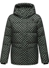 Ragwear Damen Steppjacke "Wikesh Print", grau, modisch, Gr. XL, Obermaterial: 100% Polyester, Innenfutter: 100% Polyester, Wattierung: 100%
