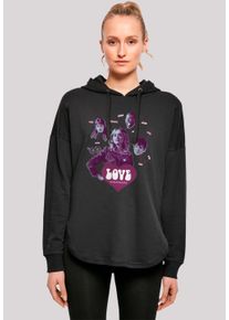 F4NT4STIC Damen Kapuzenpullover "Sex Education Love Mindmaps Netflix TV Series", schwarz, casual, Gr. S, Obermaterial: 100% Baumwolle, Pullover,