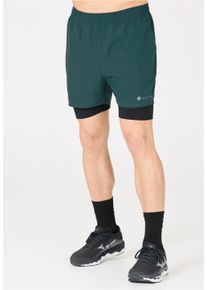 Virtus Herren Shorts "Zayne", blau, sportlich, Gr. XXL, unifarben, 95% Polyester, 5% Elasthan, Hosen, mit 4-Wege-Stretch und Innenhose