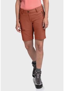 Schöffel SCHÖFFEL Damen Shorts "Shorts Toblach2", grau, sportlich, Gr. 42, Oberstoff: 89% Nylon, 11% Elasthan, Hosen