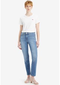 Levi's LEVI'S Damen Röhrenjeans "312 Shaping Slim", blau, Basic, Gr. 32, Denim/Jeans, Obermaterial: 80% Baumwolle, 19% Polyester, 1% Elasthan, Jeans,
