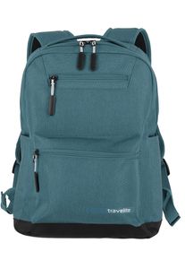 Travelite Freizeitrucksack "KICK OFF Rucksack M", blau, Polyester, unifarben, Basic, Rucksäcke, Arbeitsrucksack Schulrucksack Freizeitrucksack mit