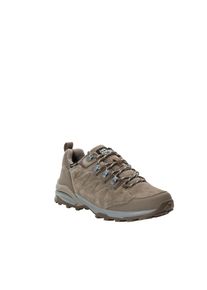 Jack Wolfskin Wanderschuh "REFUGIO TEXAPORE LOW W", Gr. 42,5, braun, Veloursleder, Textil, sportlich, Schuhe, Wasserdicht