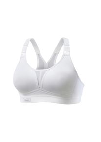 Venice Beach Damen Sport-BH, Gr. 105, weiß, Microtouch, Obermaterial: 90% Polyester (COOLMAX), 10% Elasthan (LYCRA), sportlich, BHs, ohne Bügel für