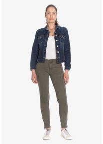 Damen Stoffhose "ARMY", grün, casual, Gr. 31, Le Temps Des Cerises, 98% Baumwolle, 2% Elasthan, Hosen, mit Cargotaschen