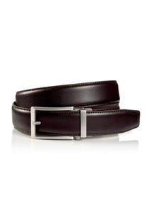 MONTI Damen Ledergürtel, braun, Gr. 85, Obermaterial: 100% Rindsleder, Gürtel, 3,5 cm breit, Klassisch-Business, Automatikschließe - Passt immer