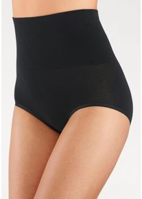 Petite Fleur Damen Formslip, Gr. 32, schwarz, Obermaterial: 65% Baumwolle, 20% Elasthan, 15% Polyamid, unifarben, Unterhosen, aus elastischer