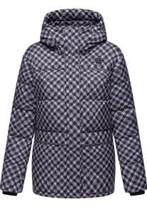 Ragwear Damen Steppjacke "Wikesh Print", lila, modisch, Gr. XL, Obermaterial: 100% Polyester, Innenfutter: 100% Polyester, Wattierung: 100%