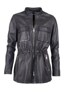Maze Damen Lederjacke "4202124", schwarz, Gr. S, Obermaterial: 100% Lammleder / Innenfutter: 100% Baumwolle / Ärmelfutter: 100% Polyester, Jacken