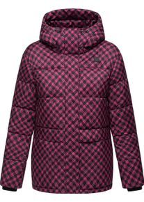 Ragwear Damen Steppjacke "Wikesh Print", pink, modisch, Gr. M, Obermaterial: 100% Polyester, Innenfutter: 100% Polyester, Wattierung: 100% Polyester,