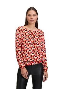 Betty Barclay Damen Schlupfbluse "Betty Barclay Schlupfbluse mit Muster", rot, casual, Gr. 44, Obermaterial: 100% Viskose., Blusen