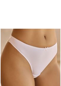 Vivance Damen String, Gr. 32, weiß, Microtouch, Spitze, Obermaterial: 68% Polyester, 21% Polyamid, 11% Elasthan, Unterhosen, aus floraler