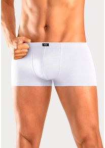 H.I.S. H.I.S Herren Hipster, Gr. 3, weiß, Jersey, Obermaterial: 95% Baumwolle, 5% Elasthan, unifarben, Unterhosen, knapp sitzende Boxershorts aus