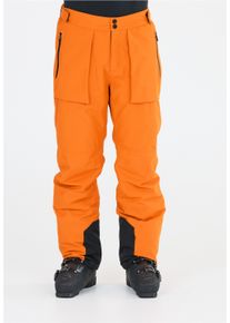 SLOPE Herren Skihose "Killy", orange, casual, Gr. XXS, unifarben, 100% Polyester, Hosen, aus wetterfestem und atmungsaktivem Material