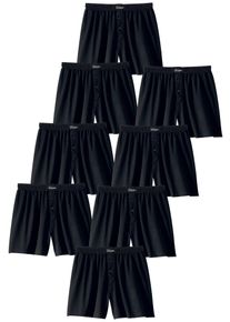 Le Jogger Herren Weiter Boxer, Gr. 3, schwarz, Jersey, Obermaterial: 100% Baumwolle, unifarben, Unterhosen, aus angenehm weicher Baumwoll-Qualität