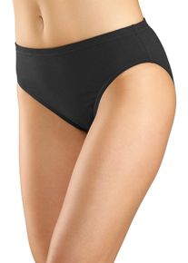 Petite Fleur Damen Jazz-Pants Slips, Gr. 34, schwarz, Obermaterial: 100% Baumwolle, unifarben, Unterhosen, aus reiner Baumwolle