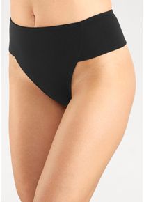 Petite Fleur Damen Formstring, Gr. 32, schwarz, Jersey, Obermaterial: 90% Baumwolle, 10% Elasthan (LYCRA SPORT). Meshfutter: 90% Polyamid, 10%