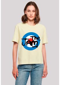 F4NT4STIC Damen T-Shirt "The Jam Band Classic Logo", gelb, casual, Gr. XL, Obermaterial: 100% Baumwolle, Shirts, Premium Qualität