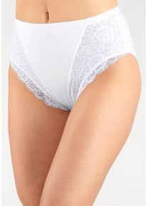 Petite Fleur Damen Formslip, Gr. 32, weiß, Obermaterial: 90% Baumwolle, 10% Elasthan (LYCRA SPORT). Miedereinsatz: 90% Polyamid, 10% Elasthan.