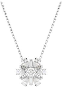 Swarovski Damen Kette mit Anhänger "Idyllia E Florere Schneeflocke, 5691484", Metall, L: 45cm, silber, Metall, Halsketten, mit Swarovski Zirkonia
