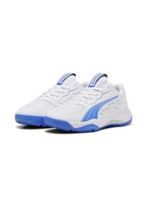 Puma Kinder Handballschuh "Accelerate Hallenschuhe Jugendliche", Gr. 35, blau, Obermaterial: Synthetik, Textil; Futter: Textil; Innensohle: Textil;