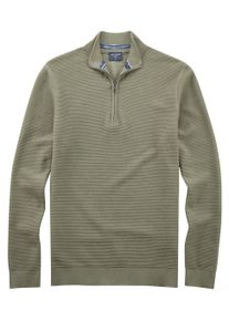 OLYMP Herren Troyer "OLYMP Strick Casual", grün, casual, Gr. S, Strick, Obermaterial: 100% Baumwolle, Pullover