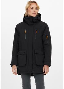 WHISTLER Damen Parka "Wander", grau, casual, Gr. 38, unifarben, 65% Polyester, 35% Baumwolle, Jacken, mit smarten Cargotaschen und wasserresistenter