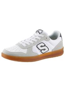 Skechers Herren Slip-On Sneaker "NEW WAVE CUP-CALVEN", Gr. 44, beige, Veloursleder, Lederimitat, Textil, sportlich, Schuhe, Retro Sneaker,