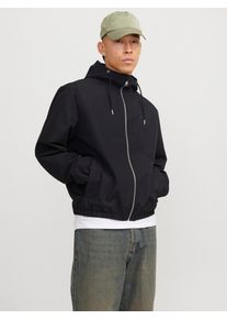 Jack & Jones JACK & JONES Herren Blouson "JJELEGACY LIGHT JACKET HOOD NOOS", schwarz, modisch, Gr. XXL, unifarben, Web, Obermaterial: 100% Polyester, Jacken, mit