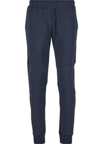 MisterTee Herren Jogginghose "MisterTee Basic Trainingshose", blau, Gr. XS, unifarben, 80% Baumwolle, 20% Polyester, Hosen