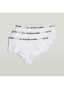 G-Star Raw G-STAR Damen Hipster, Gr. XL, weiß, Jersey, Obermaterial: 95% Baumwolle, 5% Elasthan, Unterhosen