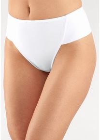 Petite Fleur Damen Formstring, Gr. 32, weiß, Jersey, Obermaterial: 90% Baumwolle, 10% Elasthan (LYCRA SPORT). Meshfutter: 90% Polyamid, 10% Elasthan,