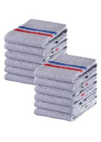 GO IN Herren Tennissocken, Gr. 23, grau, Obermaterial: 60% Baumwolle, 39% Polyester, 1% Elasthan, geringelt, uni, Socken, mit Frottee