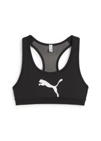 Puma Damen Sport-BH "4KEEPS BH Damen", Gr. XS, schwarz, Obermaterial: 15% Elasthan, 85% Polyester; Futter: 94% Polyester, 6% Elasthan; Netz: 86%